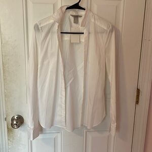 H&M white button down